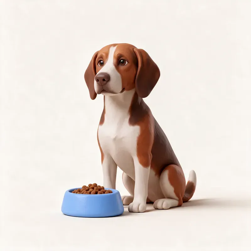 Sabueso de Hygen: a la hora de comer (ilustración)
