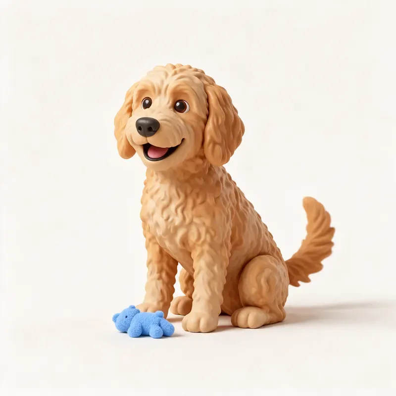 Goldendoodle: su carácter (ilustración)