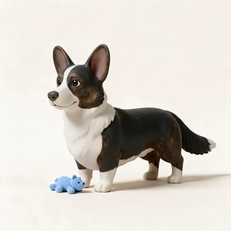 Corgi galés Cardigan: su carácter (ilustración)