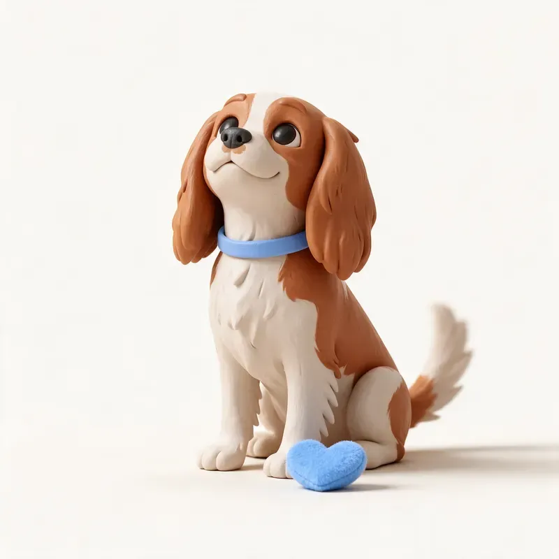 Cavalier King Charles spaniel: su carácter (ilustración)