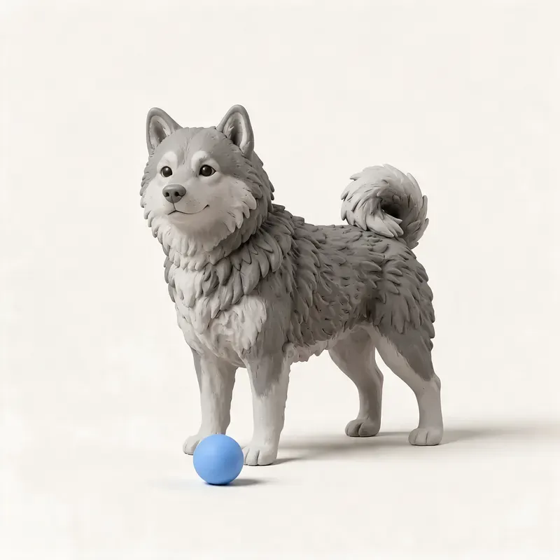 Perro de Groenlandia: su carácter (ilustración)