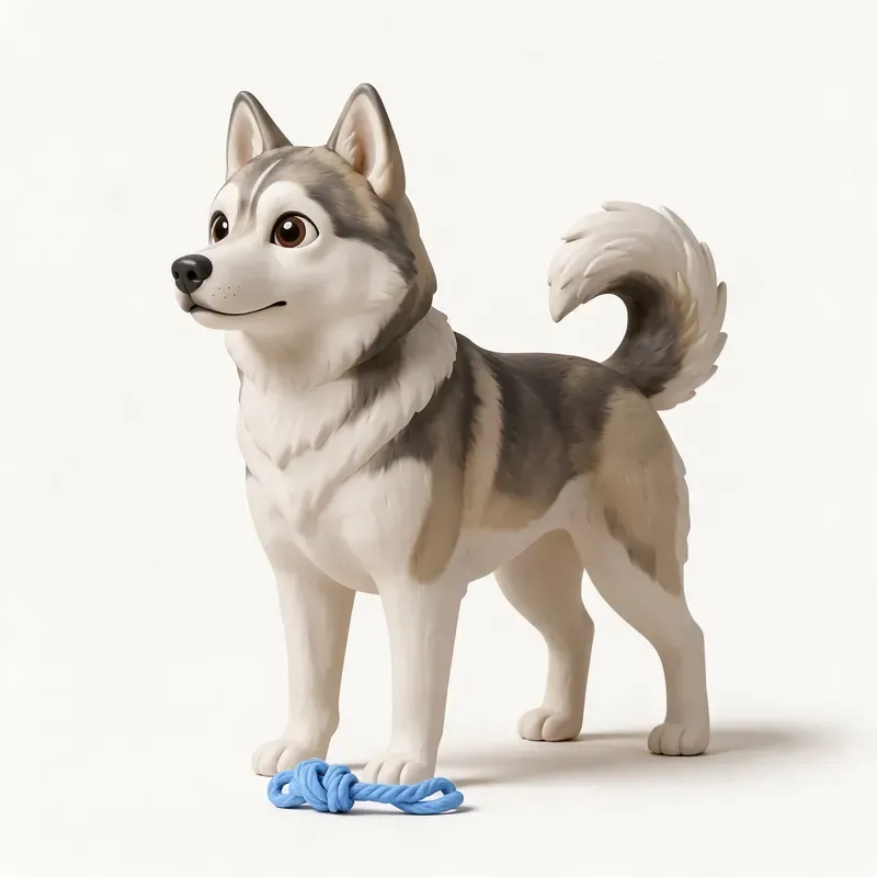 Perro esquimal canadiense: su carácter (ilustración)