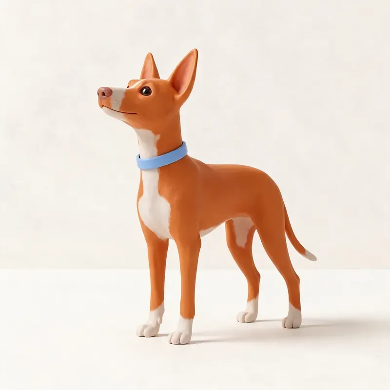 Podenco canario: su carácter (ilustración)