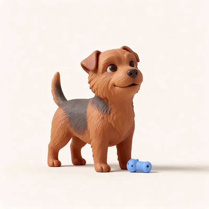 Norfolk terrier: su carácter (ilustración)