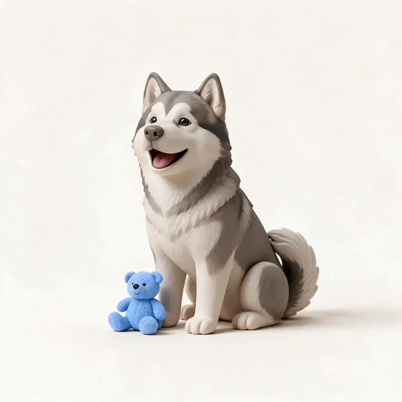 Alaskan malamute: su carácter (ilustración)