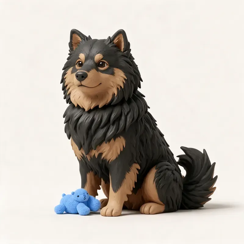 Lapphund finlandés: su carácter (ilustración)