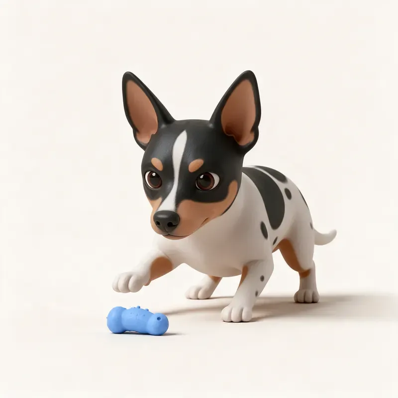 Rat terrier americano: su carácter (ilustración)