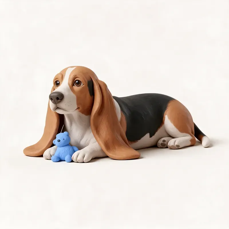 Basset artesiano de Normandía: su carácter (ilustración)