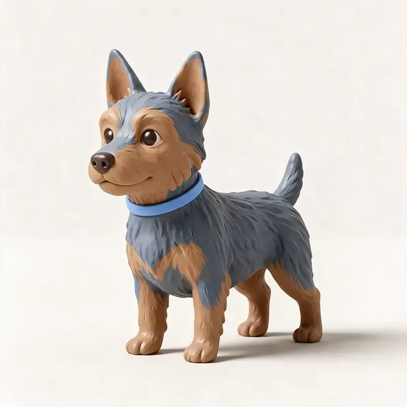 Terrier australiano: su carácter (ilustración)