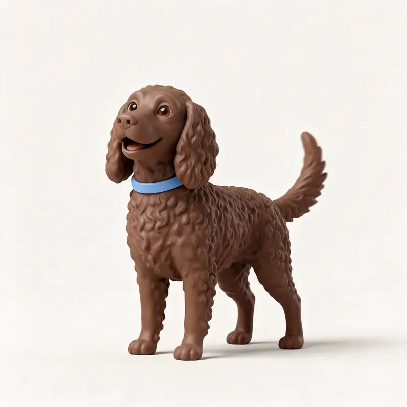 Spaniel de agua americano: su carácter (ilustración)