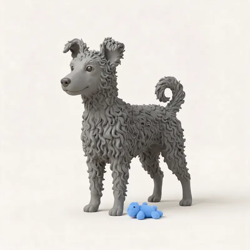 Pumi: su carácter (ilustración)