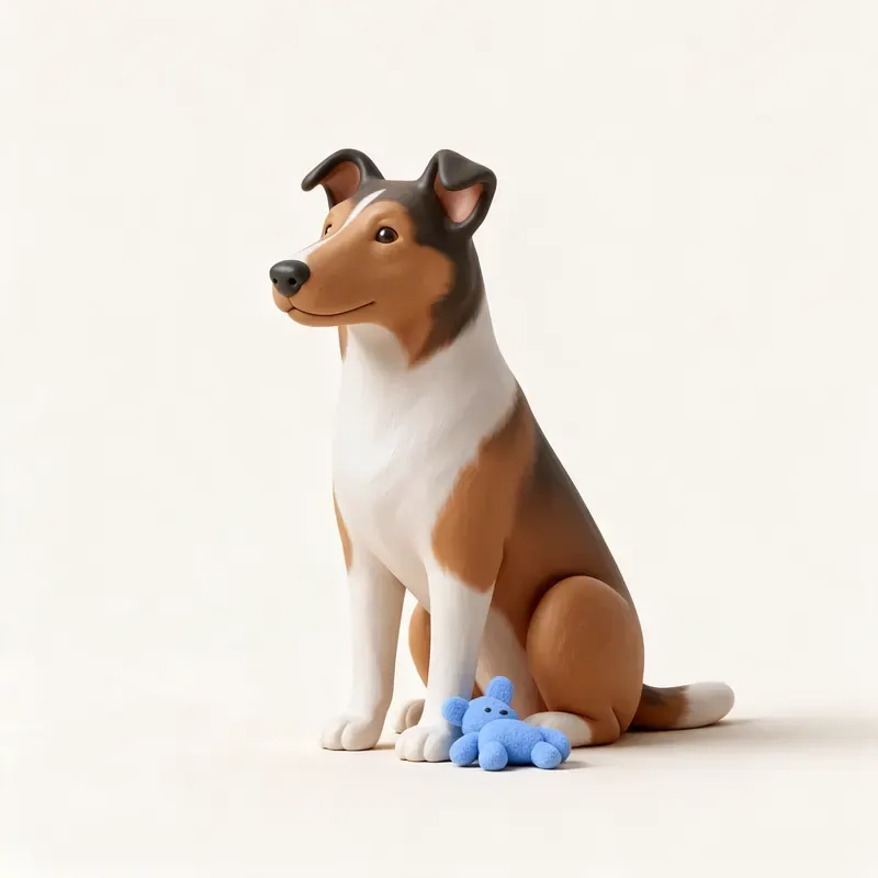 Collie de pelo corto: su carácter (ilustración)
