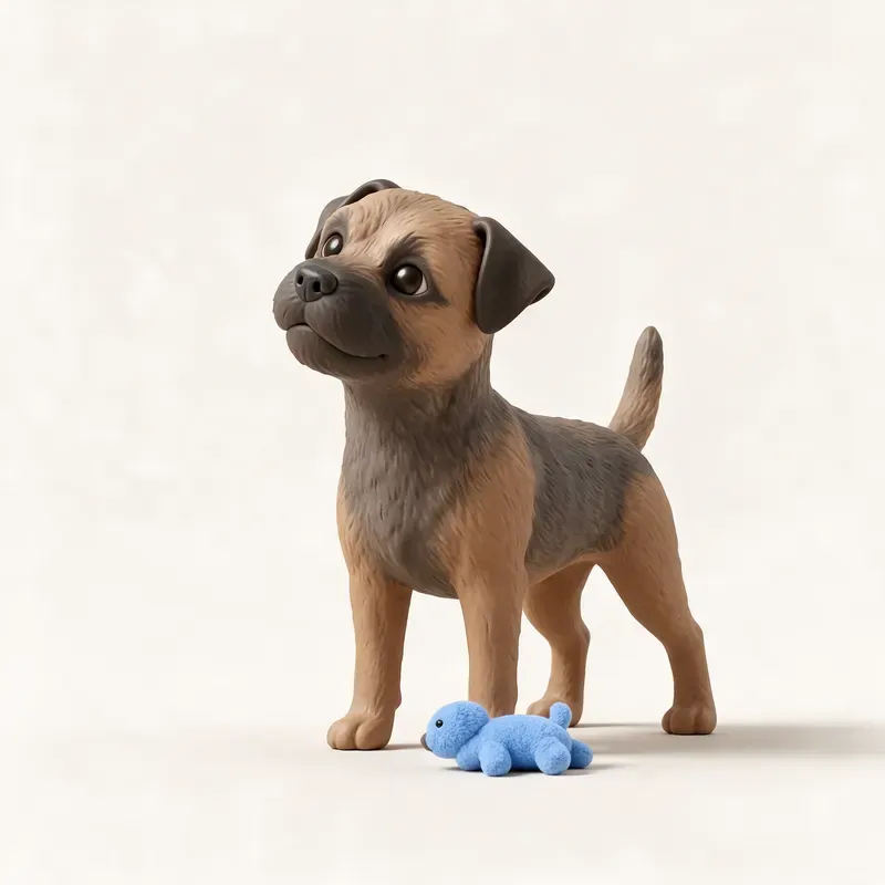 Border terrier: su carácter (ilustración)
