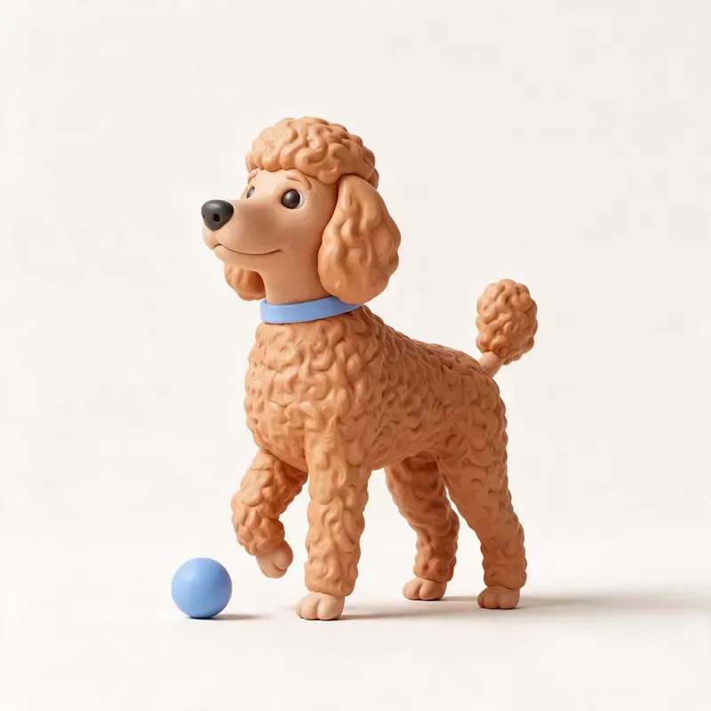 Caniche: su carácter (ilustración)
