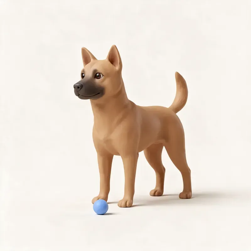 Perro de Taiwán: su carácter (ilustración)