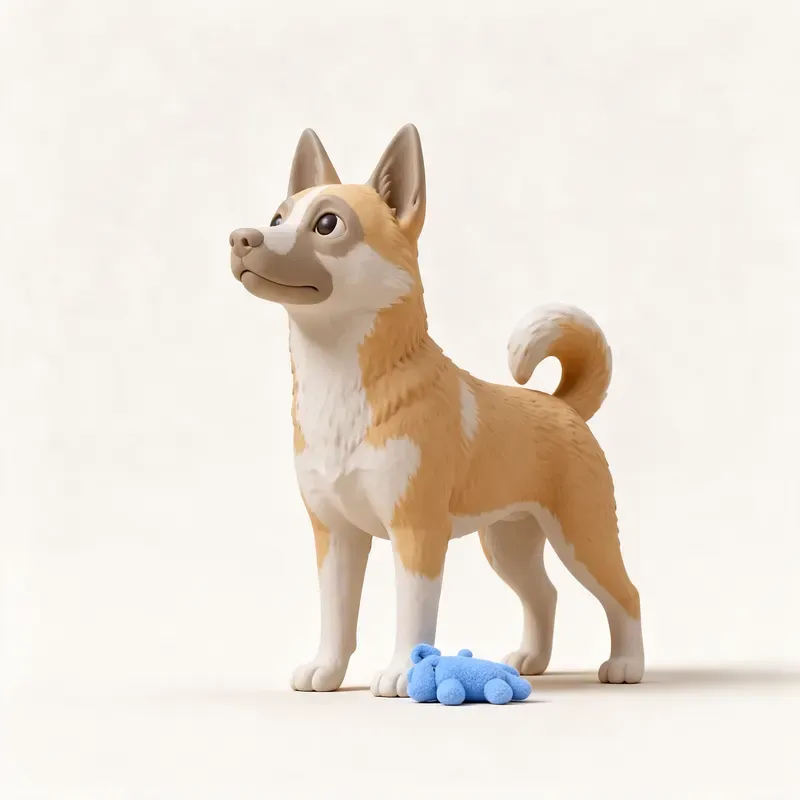 Perro de Canaán: su carácter (ilustración)