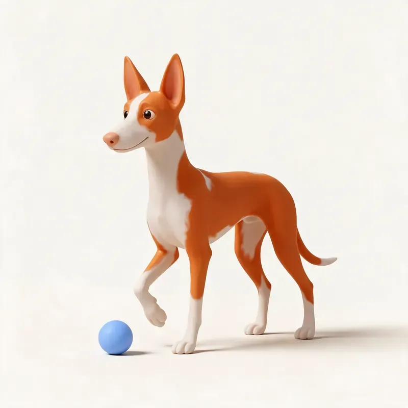 Podenco ibicenco: su carácter (ilustración)