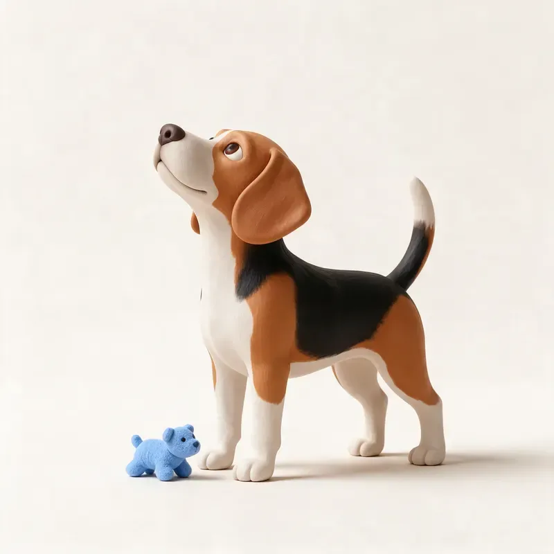 Beagle-harrier: su carácter (ilustración)