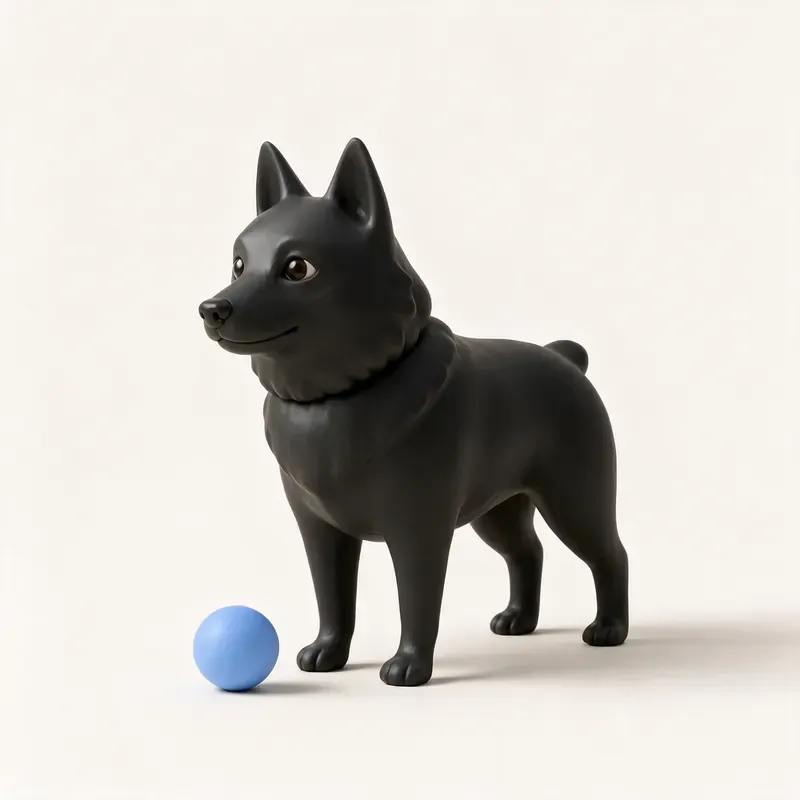 Schipperke: su carácter (ilustración)