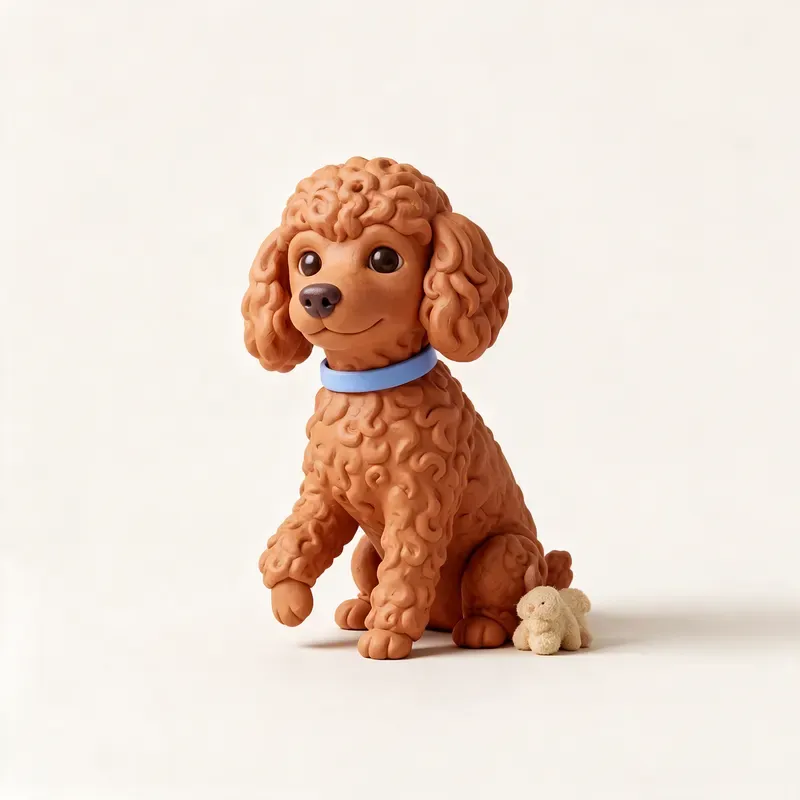 Caniche toy: su carácter (ilustración)