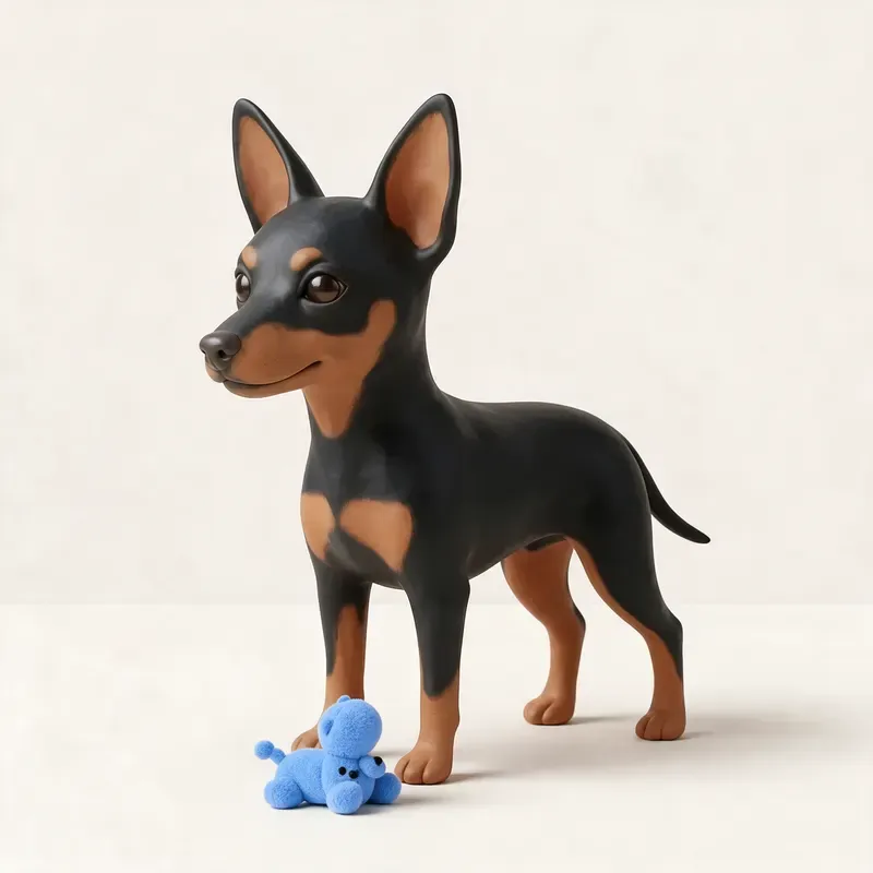Toy terrier inglés: su carácter (ilustración)