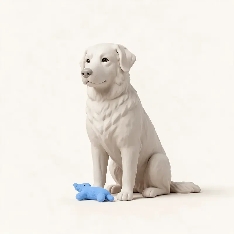 Kuvasz: su carácter (ilustración)