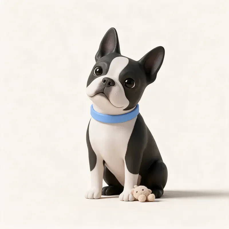 Boston terrier: su carácter (ilustración)