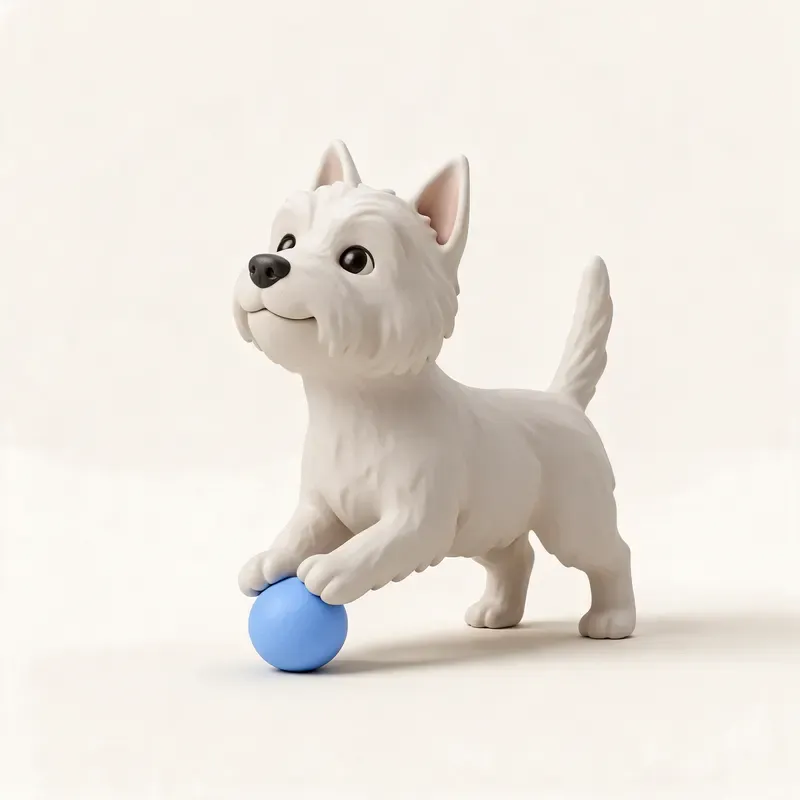 West Highland white terrier (Westie): su carácter (ilustración)