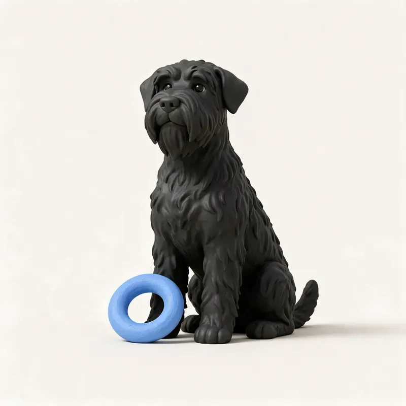 Terrier ruso negro: su carácter (ilustración)