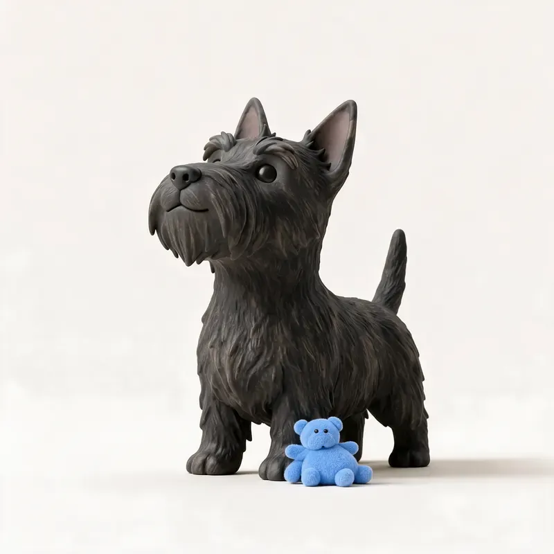 Scottish terrier: su carácter (ilustración)