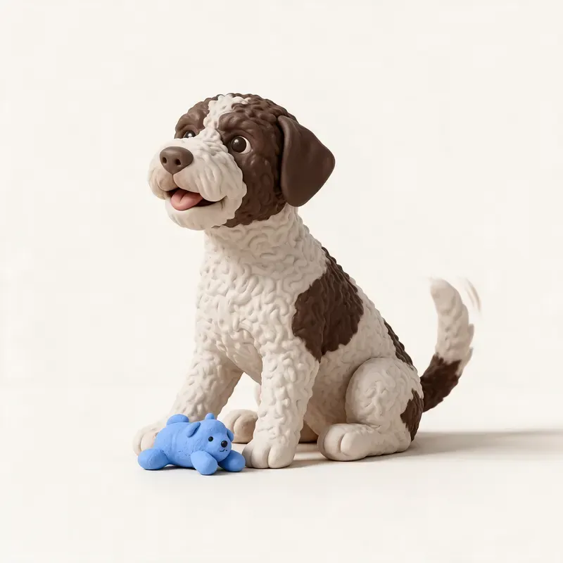 Lagotto romagnolo: su carácter (ilustración)