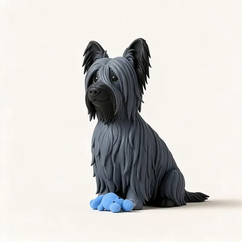 Skye terrier: su carácter (ilustración)