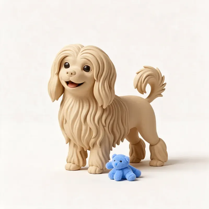 Pequeño perro león: su carácter (ilustración)