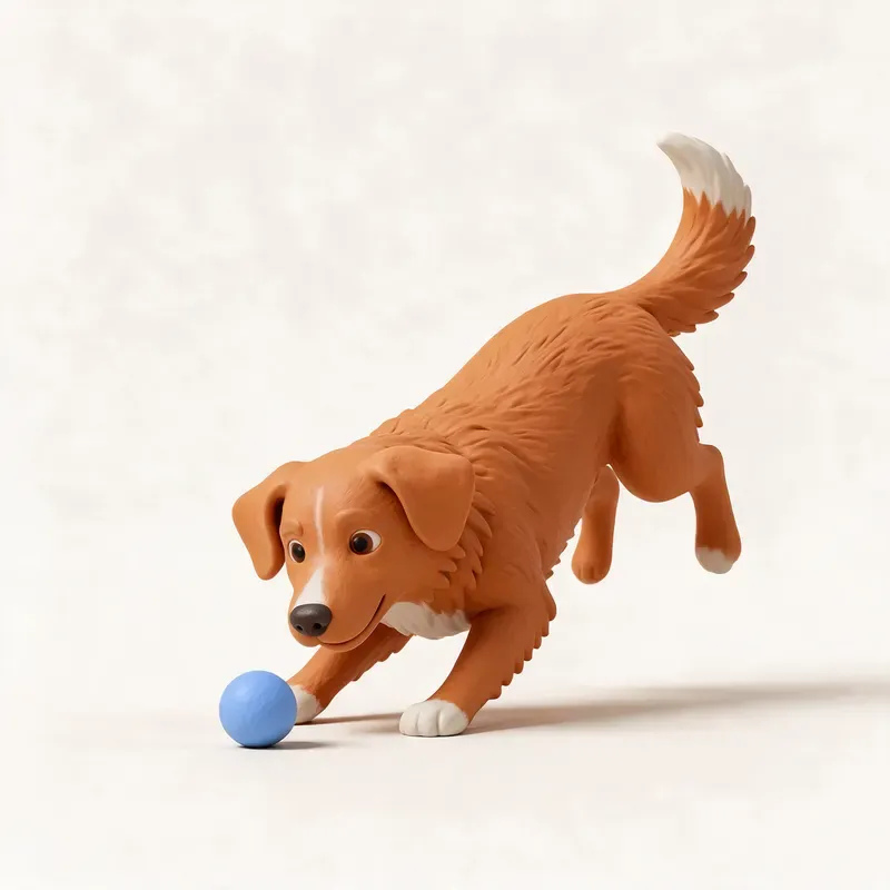 Retriever de Nueva Escocia: su carácter (ilustración)