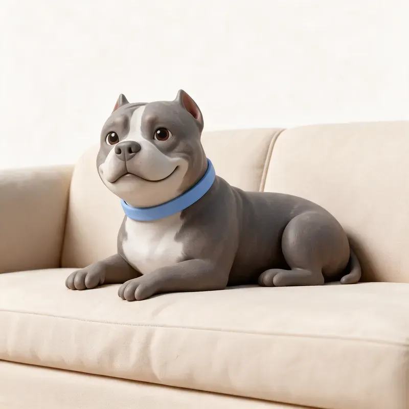 American bully: su carácter (ilustración)