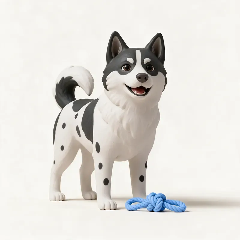 Laika de Yakutia: su carácter (ilustración)