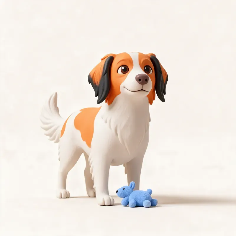 Kooikerhondje: su carácter (ilustración)