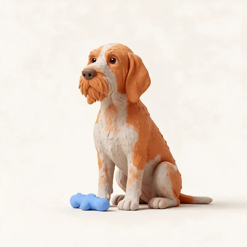 Spinone italiano: su carácter (ilustración)