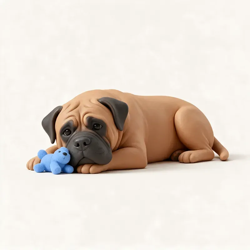 Bullmastiff: su carácter (ilustración)