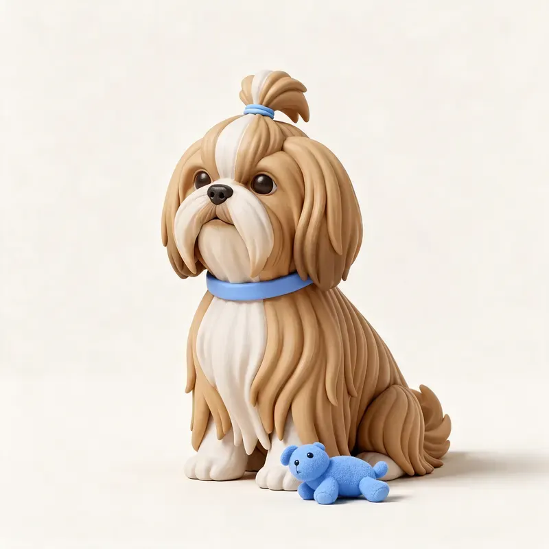 Shih tzu: su carácter (ilustración)
