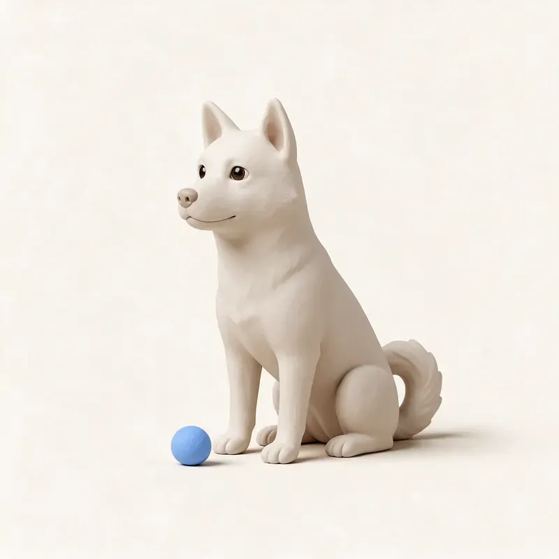 Jindo coreano: su carácter (ilustración)