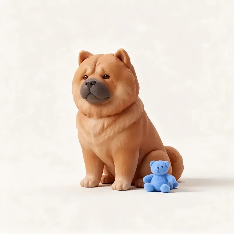 Chow chow: su carácter (ilustración)