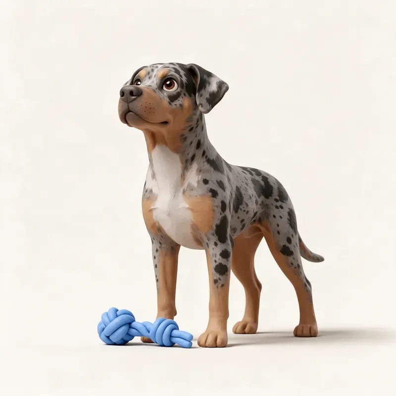 Catahoula Leopard Dog: su carácter (ilustración)