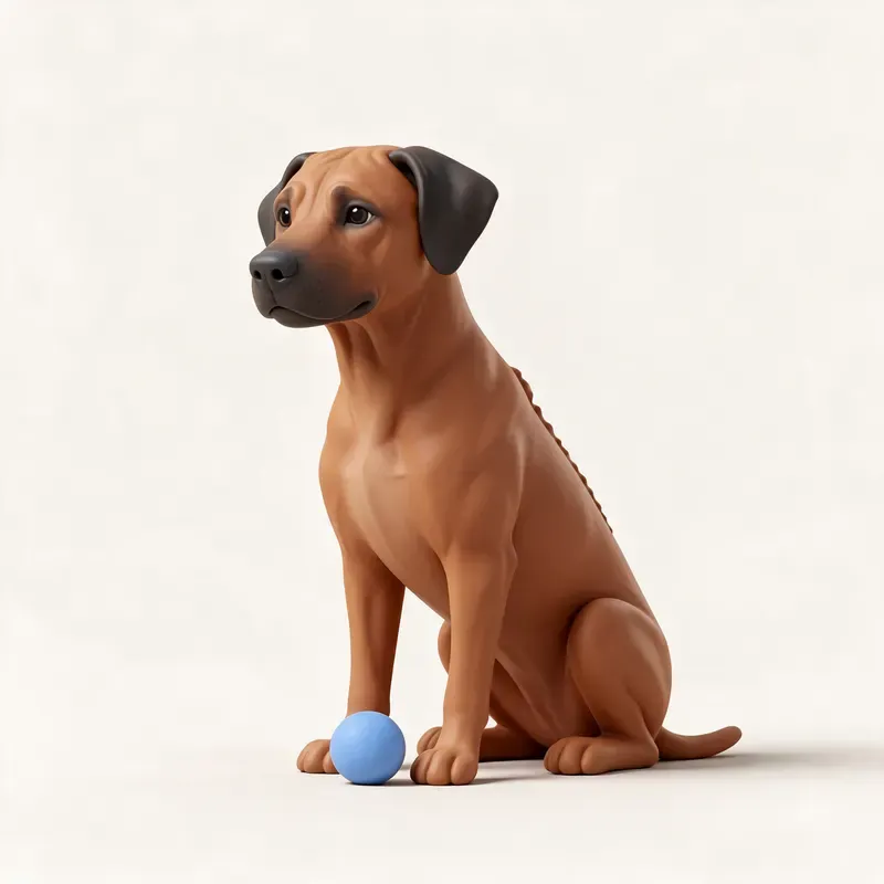 Rhodesian ridgeback: su carácter (ilustración)