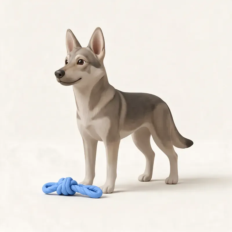 Perro lobo de Saarloos: su carácter (ilustración)