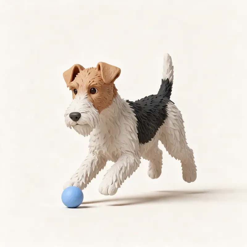 Fox terrier de pelo duro: su carácter (ilustración)