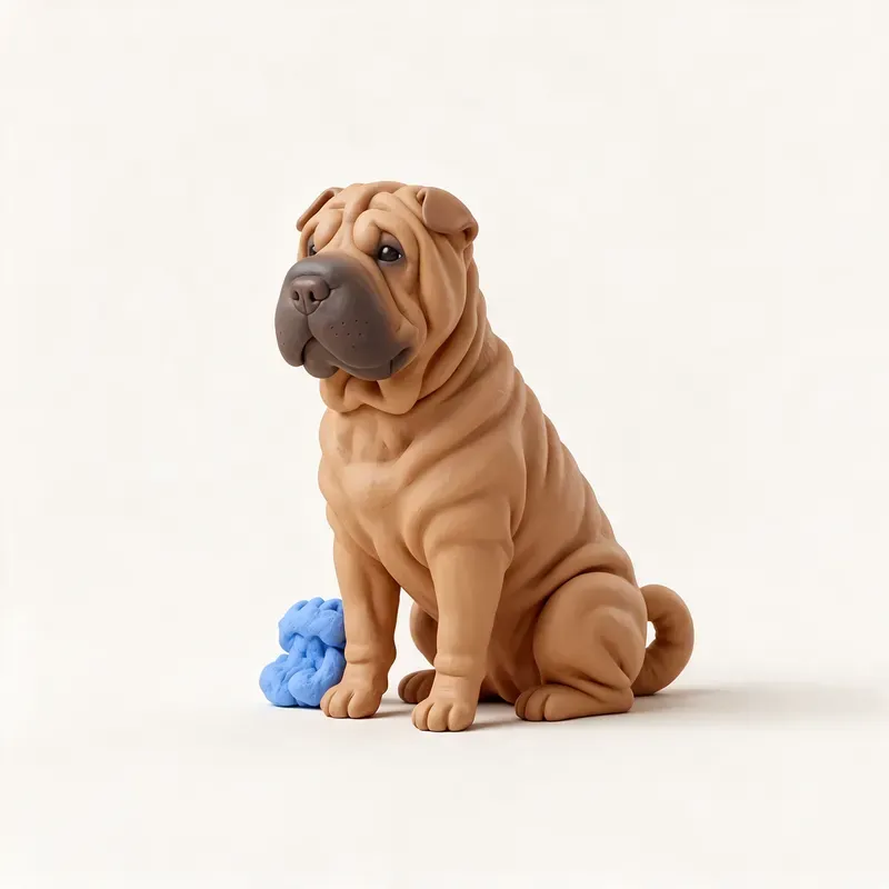 Shar pei: su carácter (ilustración)