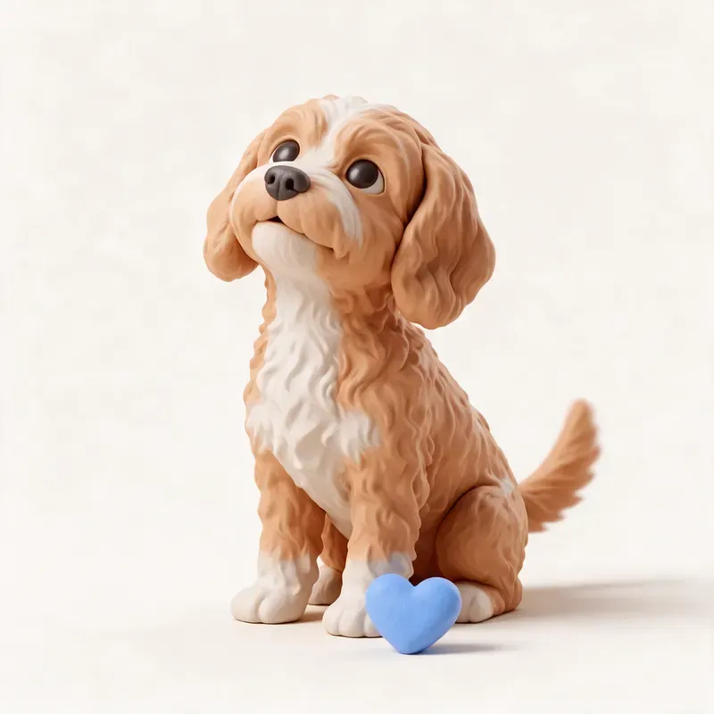 Cavapoo: su carácter (ilustración)