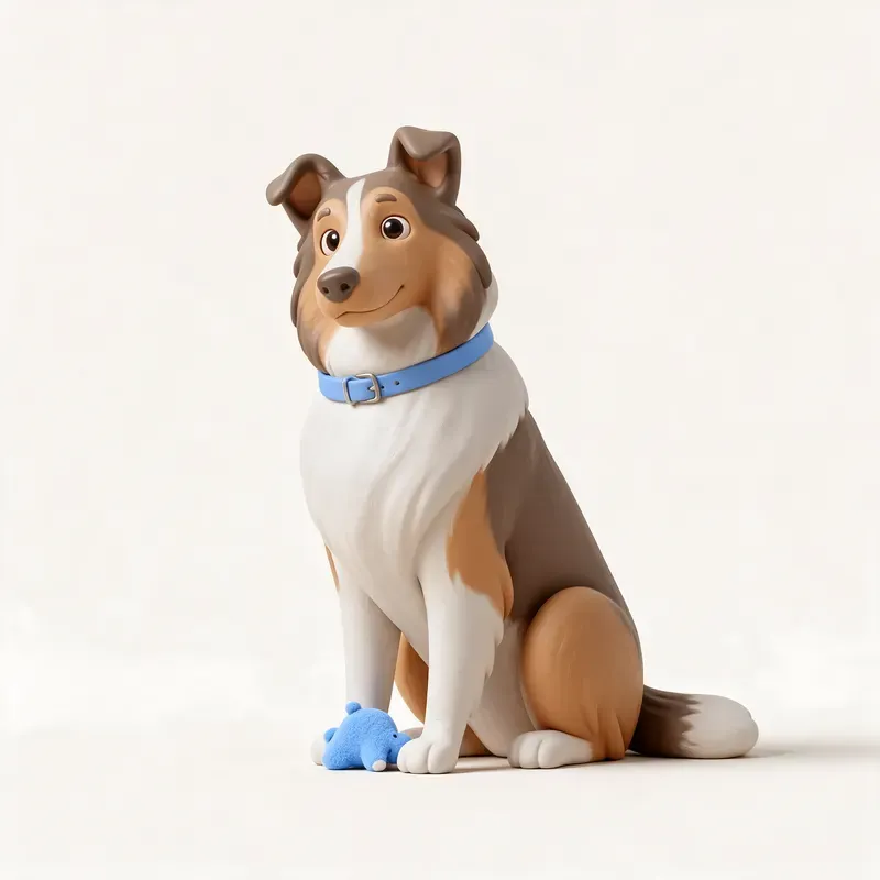 Collie de pelo largo: su carácter (ilustración)