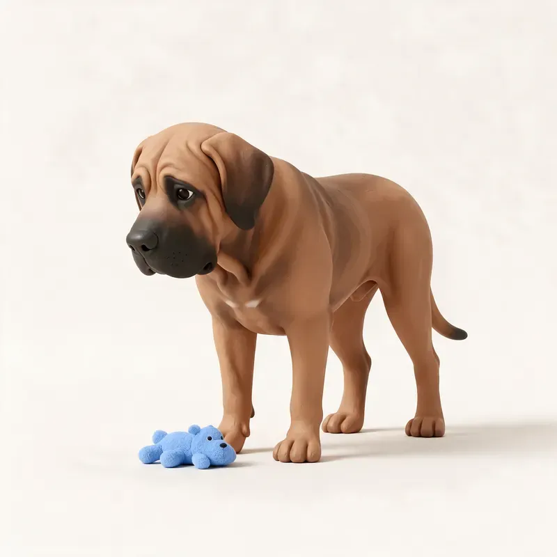 Fila brasileño: su carácter (ilustración)